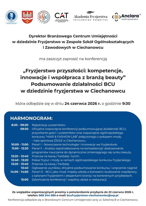 Harmonogram konferencja