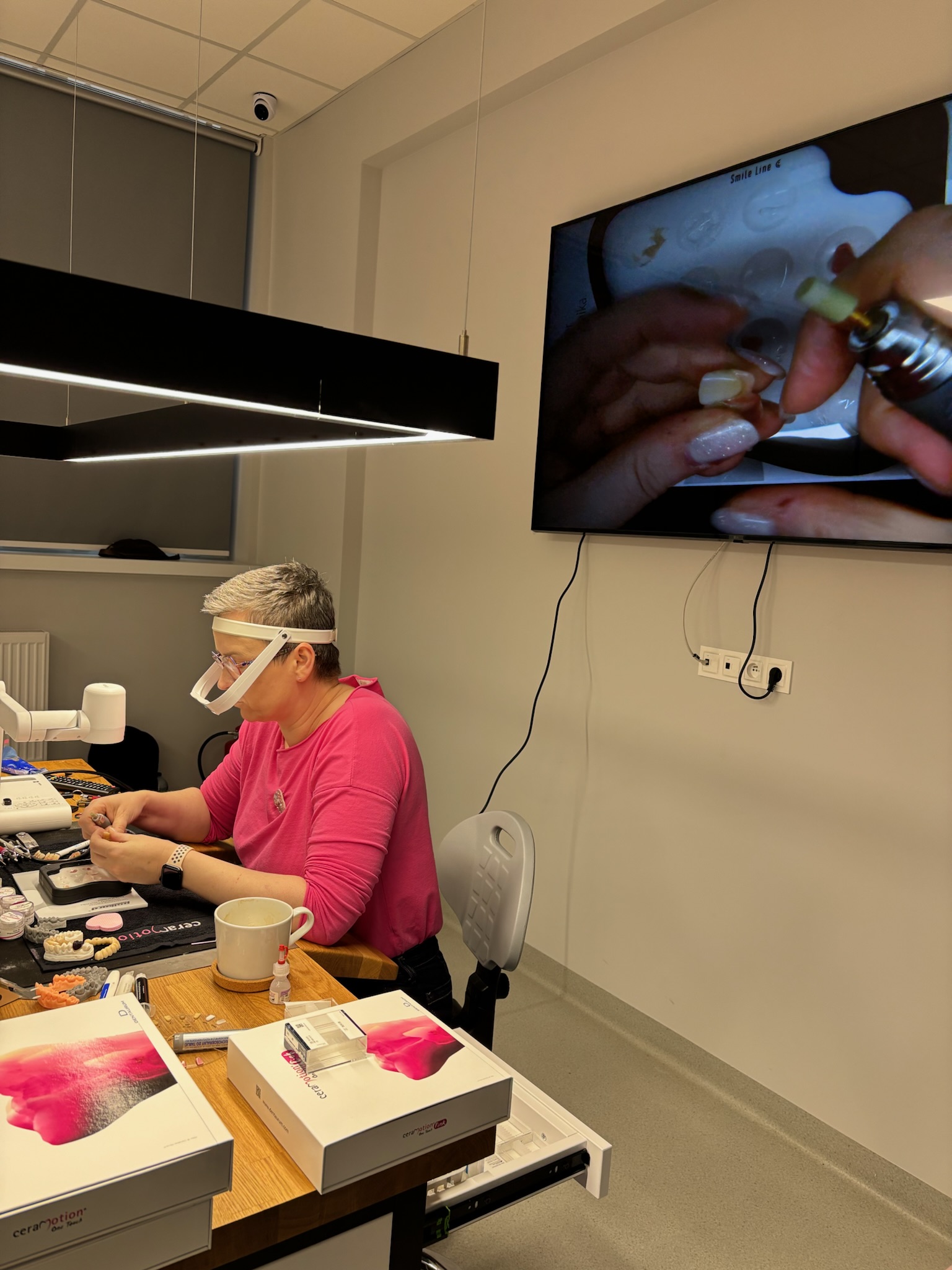 Warsztaty w BCU techniki dentystycznej w Łodzi. 
